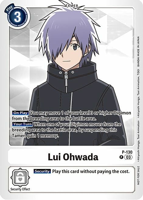 Lui Ohwada Card Front