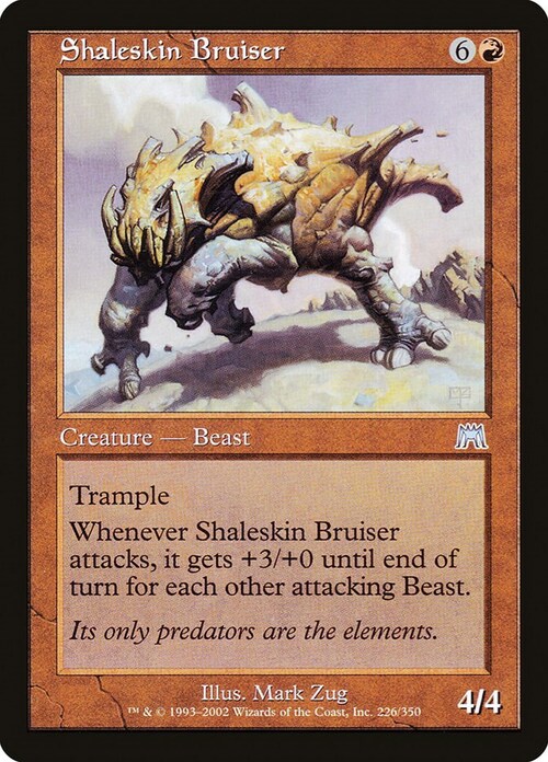 Shaleskin Bruiser Card Front