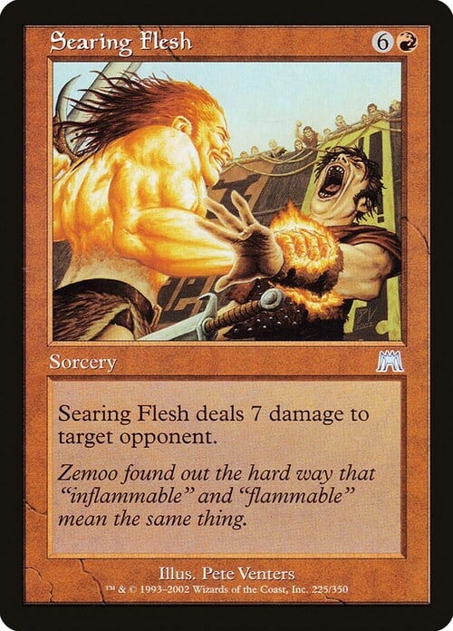 Searing Flesh Card Front