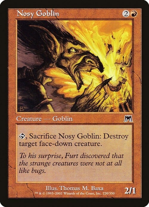 Nosy Goblin Card Front