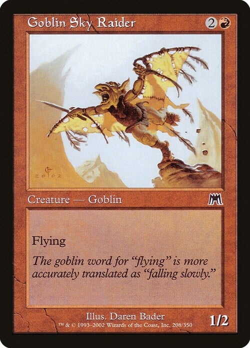 Goblin Sky Raider Card Front