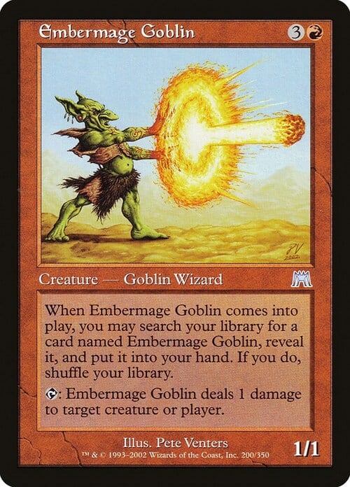 Goblin Mago delle Braci Card Front