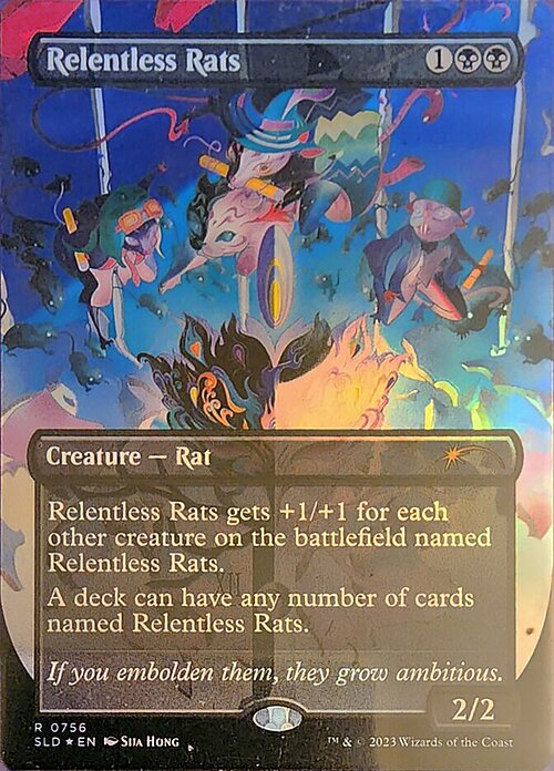Relentless Rats Card Front