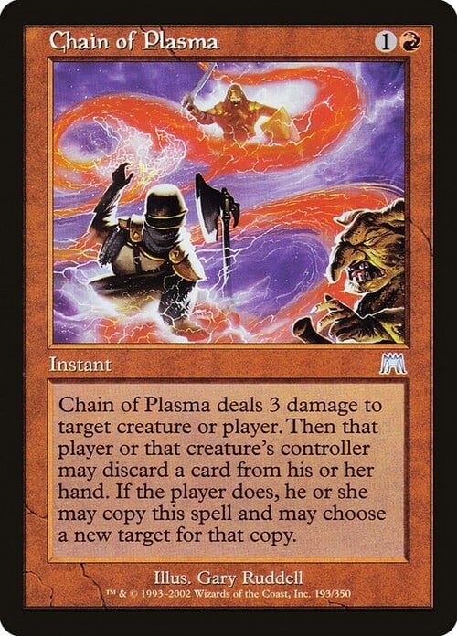 Chain of Plasma Card Front