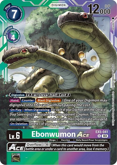 Ebonwumon Ace Card Front