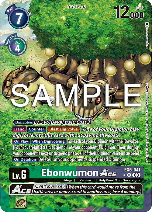 Ebonwumon Ace Frente
