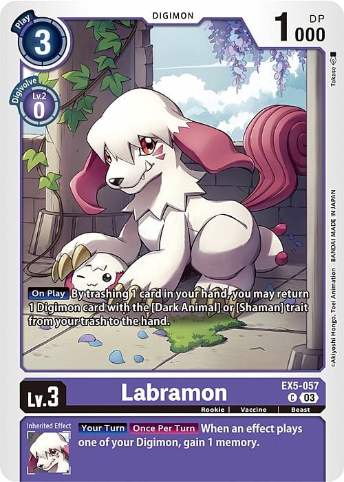 Labramon Card Front