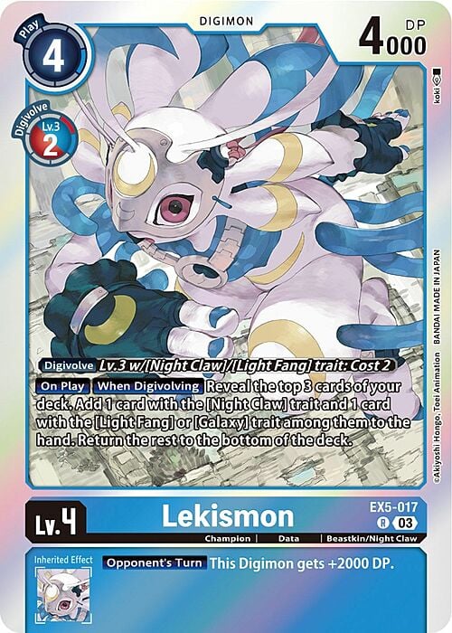Lekismon Card Front