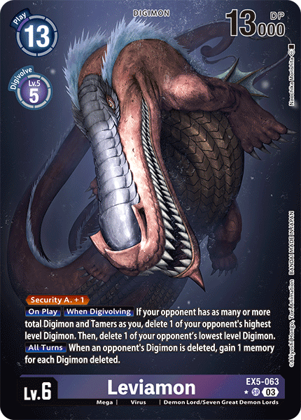 Leviamon Card Front