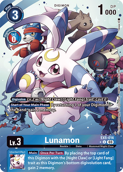Lunamon Card Front