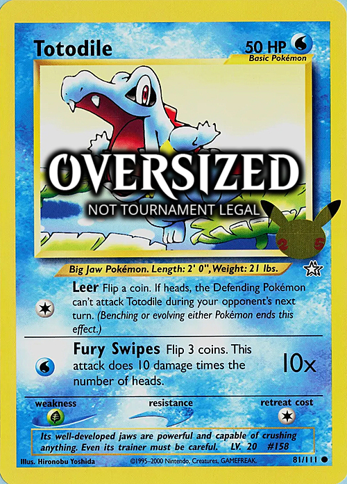 Totodile Card Front