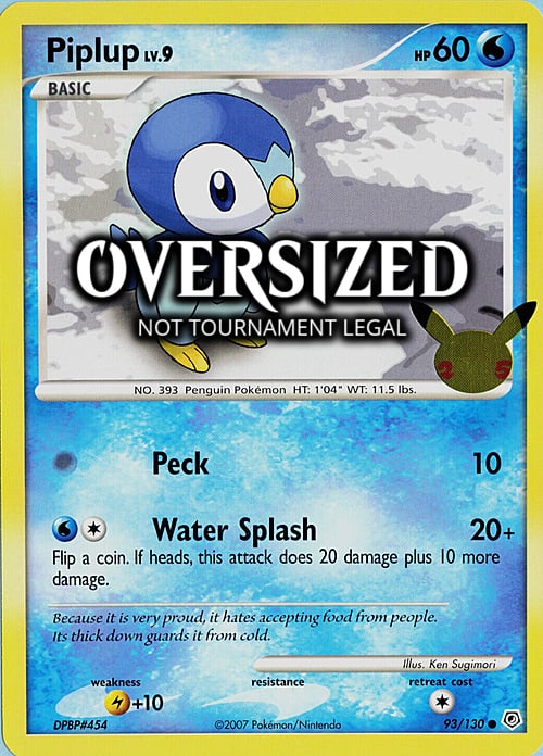 Piplup Lv.9 Card Front