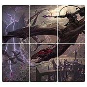 The Lord of the Rings: Tales of Middle-earth Holiday Release: "Flight of The Witch-King" Scene Art Cards Set