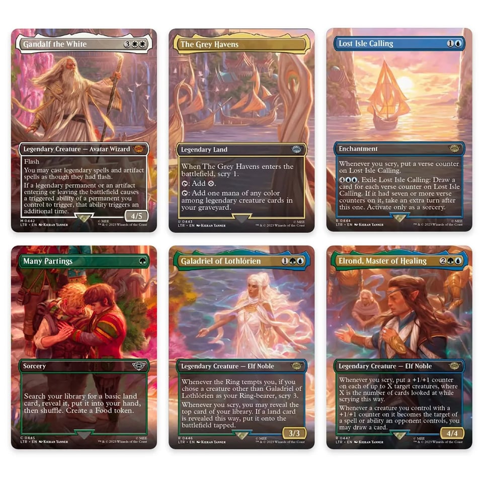 "Departure to the Grey Havens" Scene Set