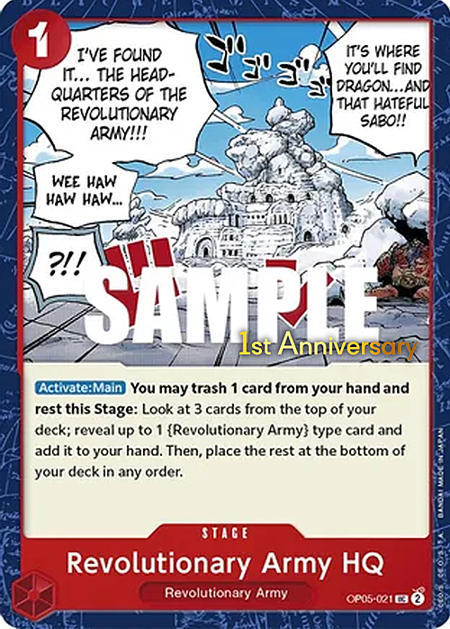 Revolutionary Army HQ Card Front