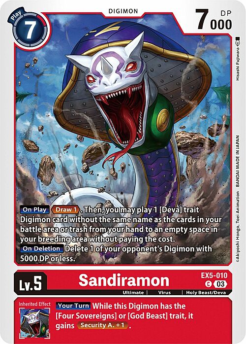 Sandiramon Card Front