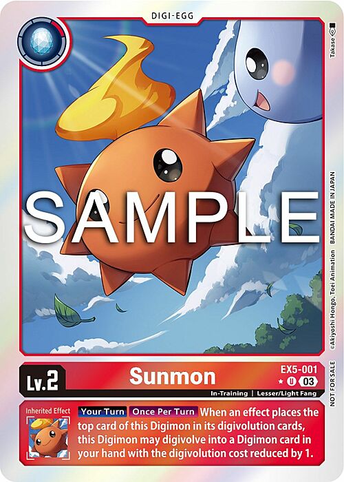 Sunmon Card Front
