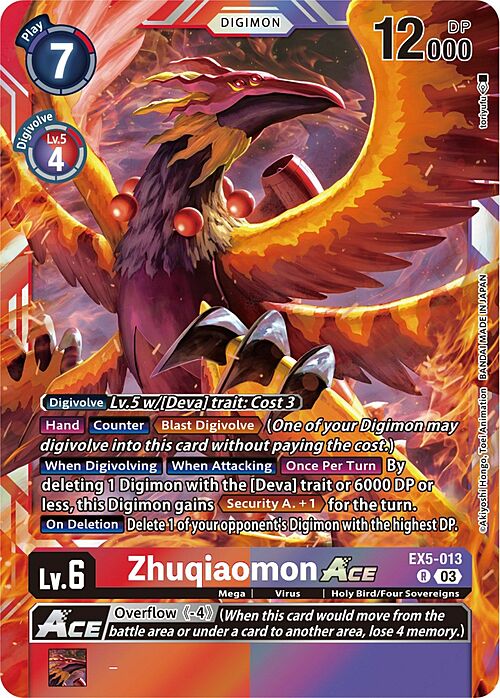 Zhuqiaomon Ace Card Front