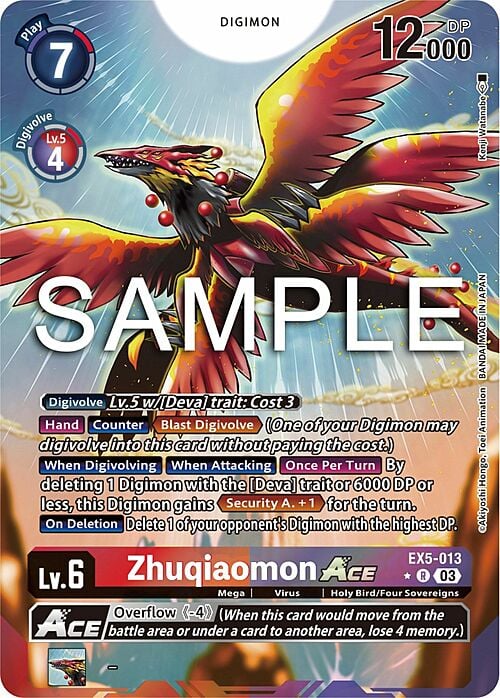 Zhuqiaomon Ace Card Front