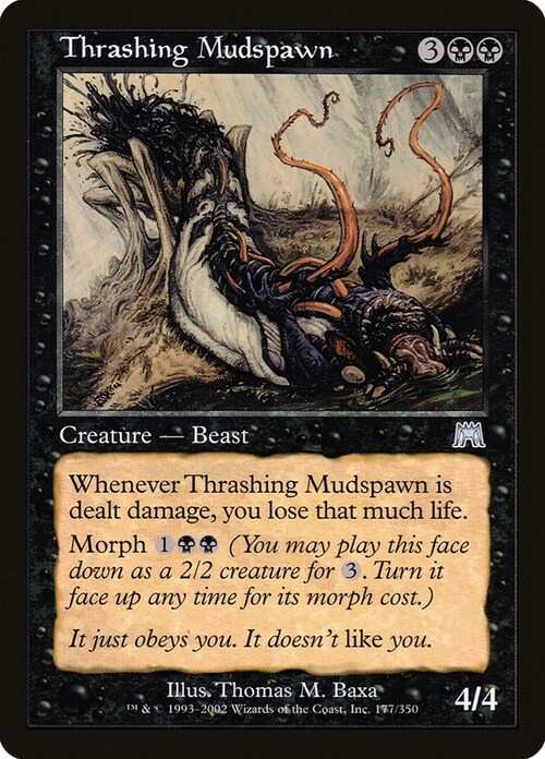 Thrashing Mudspawn Card Front
