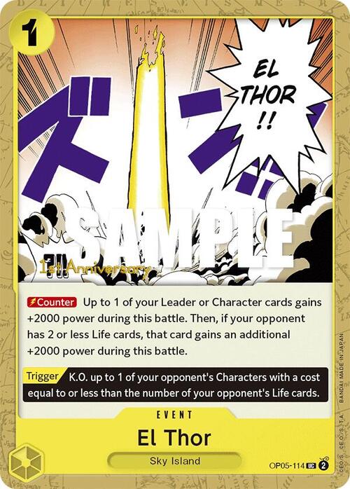 El Thor Card Front
