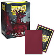 100 Dragon Shield Sleeves - Matte Blood Red