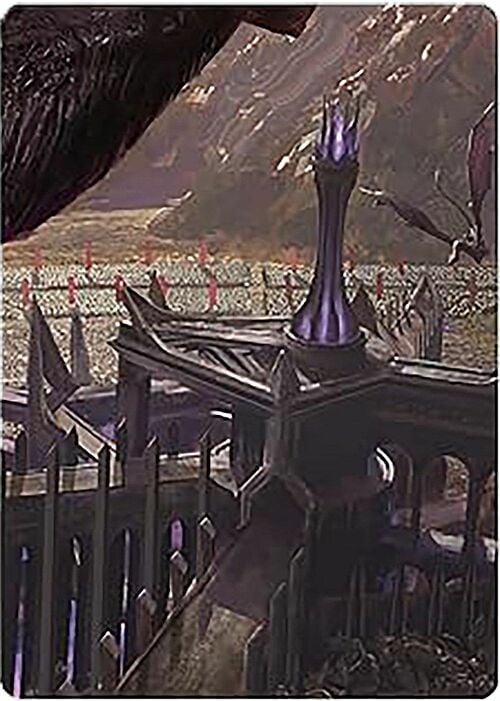 Art Series: Minas Morgul, Dark Fortress Card Front