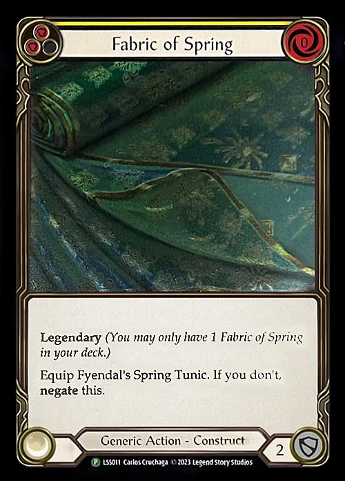 Fabric of Spring // Fyendal's Spring Tunic Card Front