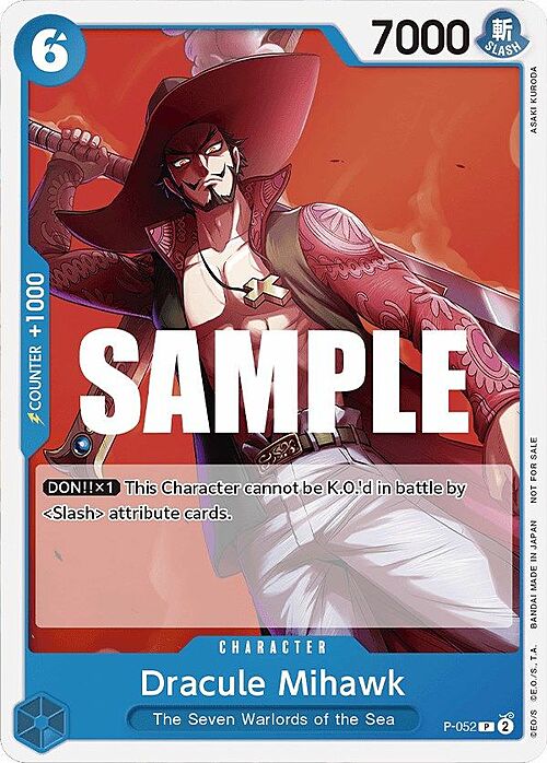 Dracule Mihawk Card Front