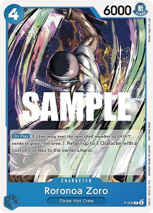 Roronoa Zoro Card Front