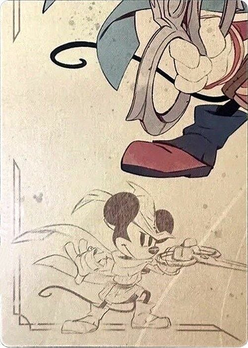 Mickey Mouse - Brave Little Tailor Puzzle Insert (Bottom Left) Card Front