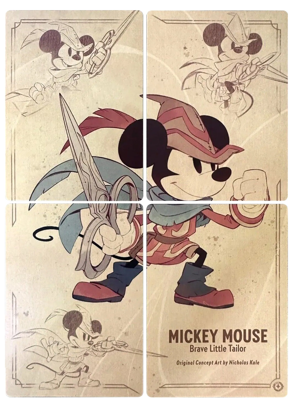 Mickey Mouse - Brave Little Tailor Puzzle Insert