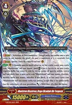 Blue Storm Helical Dragon, Disaster Maelstrom Card Front