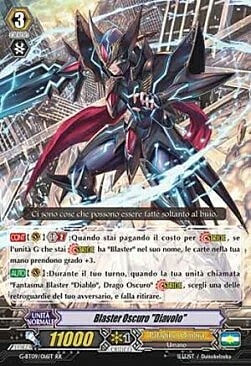 Blaster Dark "Diablo" Card Front