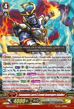 Great Galactic Governor, Commander Laurel D Card Front