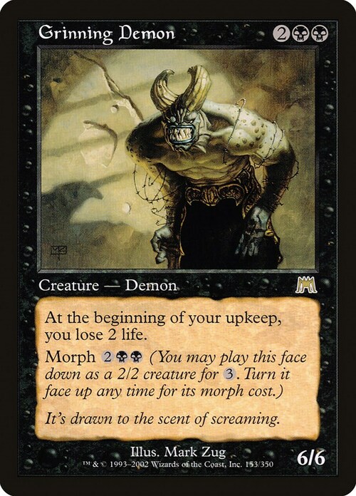 Grinning Demon Card Front