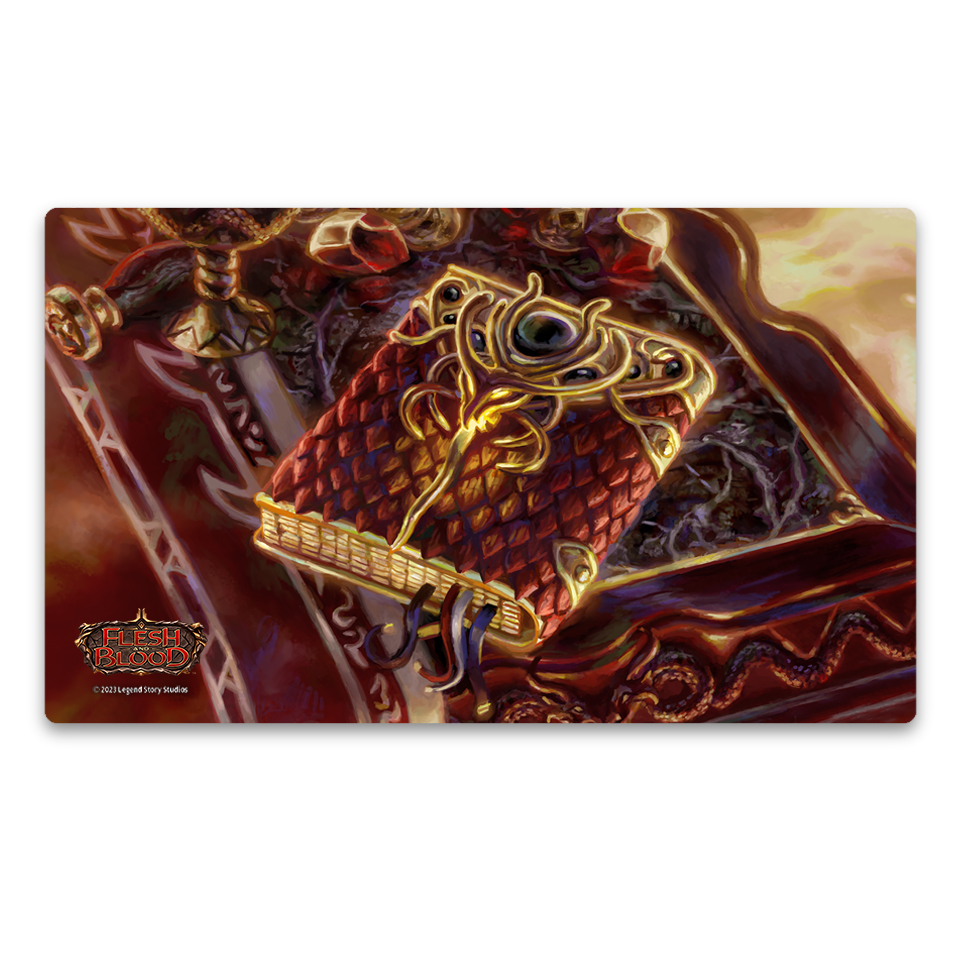"Tome of Imperial Flame" Playmat