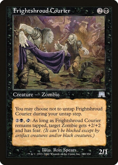 Frightshroud Courier Card Front