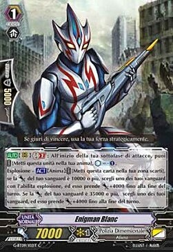 Enigman Blanc Card Front