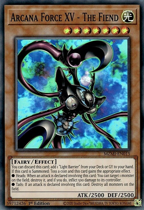 Arcana Force XV Card Front