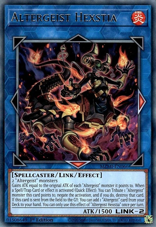 Altergeist Hexstia Card Front