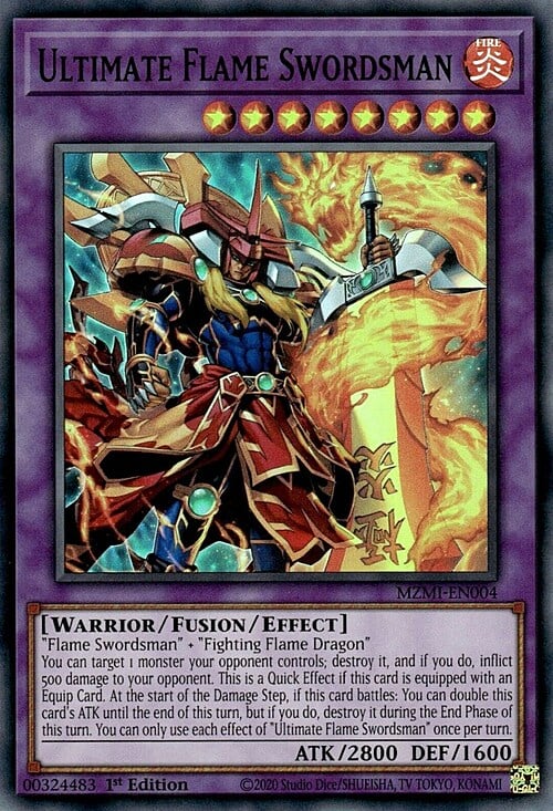 Ultimate Flame Swordsman Card Front