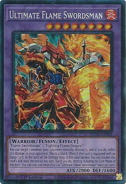 Ultimate Flame Swordsman Card Front