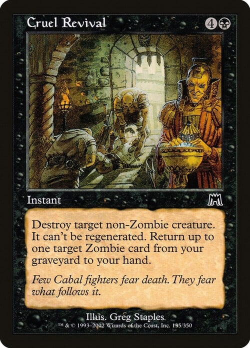 Cruel Revival Card Front