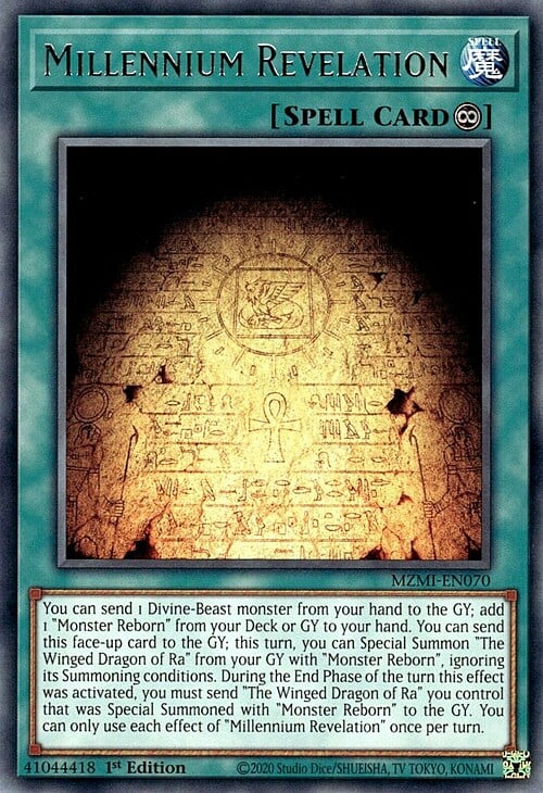 Millennium Revelation Card Front
