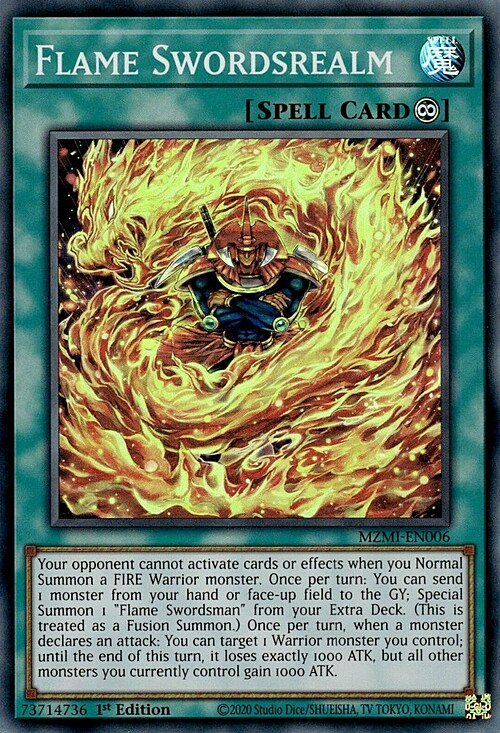 Flame Swordsrealm Card Front