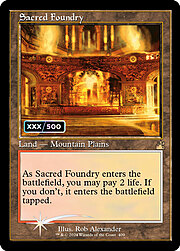 Sacred Foundry · Serialized Double Foil 409s