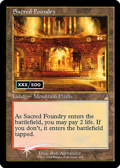 Sacred Foundry Card Front