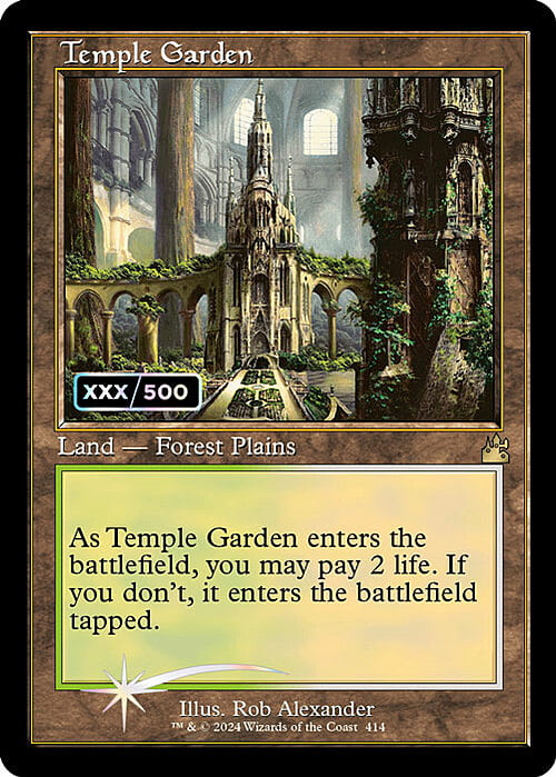 Giardino del Tempio Card Front