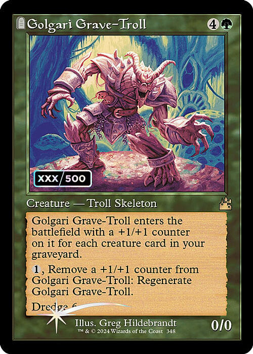 Troll della Tomba Golgari Card Front